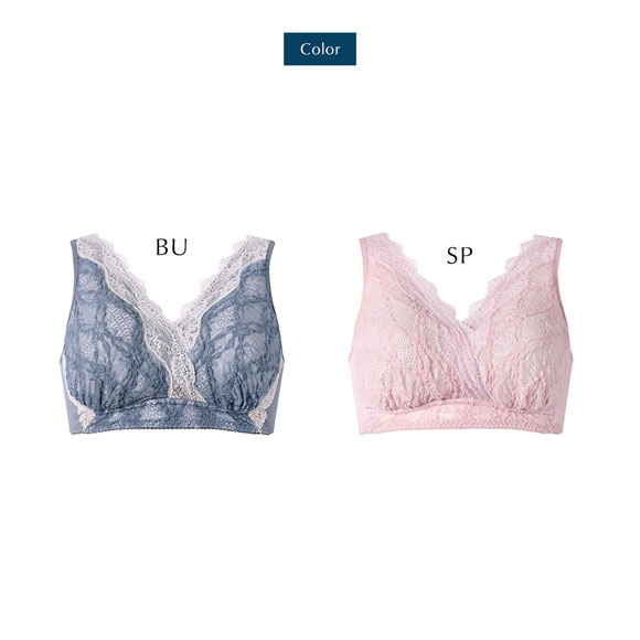 ワコール ナイトアップブラ ドレッシィ ナイトブラ BXB168 レーシィタイプ ブラジャー 3L ノンワイヤー ハーフトップ Wacoal Night Up Bra