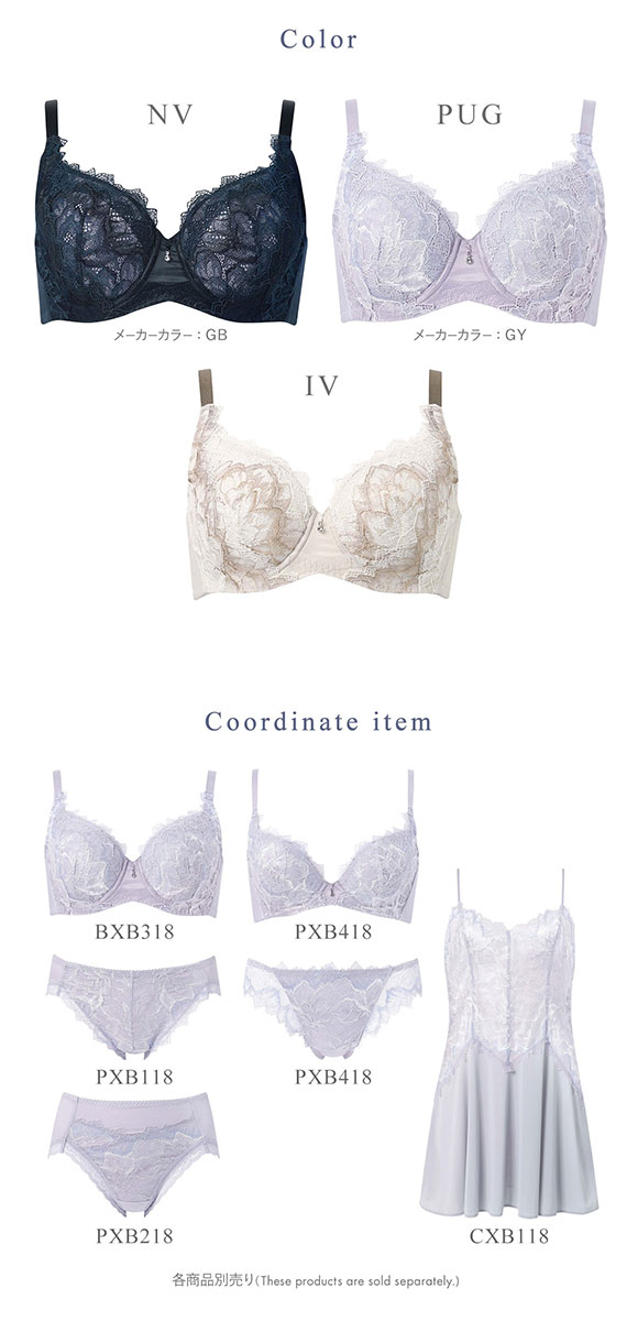 ワコール ハグするブラ コンパクトメイク BXB318 BXB418 フルカップ ブラジャー GH 大きいサイズ グラマー Wacoal