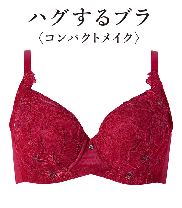 ワコール ハグするブラ コンパクトメイク BXB378 BXB478 フルカップ ブラジャー GH 大きいサイズ グラマー Wacoal