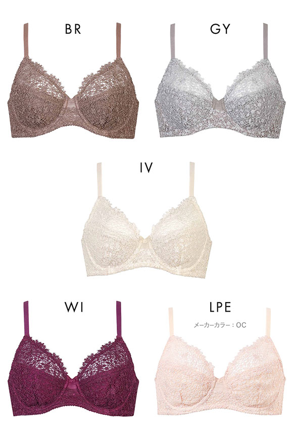 ワコール ナチュラルメイクブラ フルカップ エレガントフィット ブラジャー BC Wacoal BXC301 01G