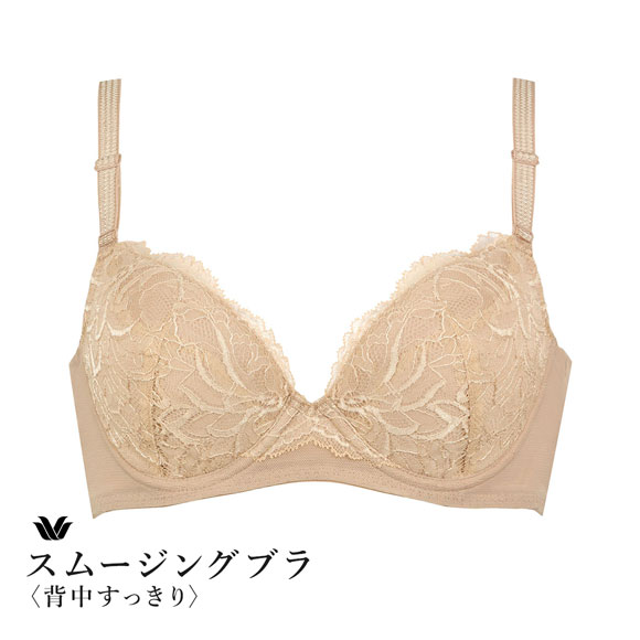 ワコール スムージングブラ 背中すっきり ブラジャー DEF Wacoal BXC404 04G