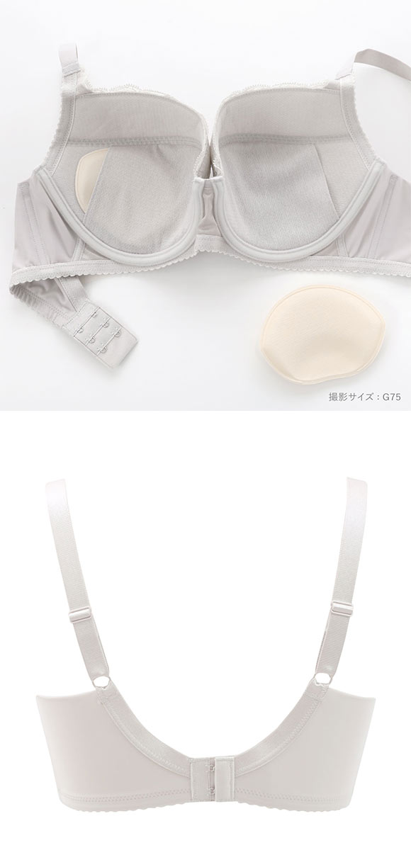 ワコール ナチュラルメイクブラ なめらかフィット ブラジャー G 大きいサイズ Wacoal BXC407 07G
