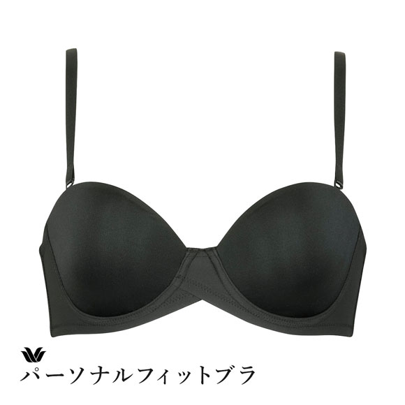 ワコール パーソナルフィットブラ 1/2カップ ブラジャー ジャストフィット サイズ別設計 ストラップレス DEF Wacoal