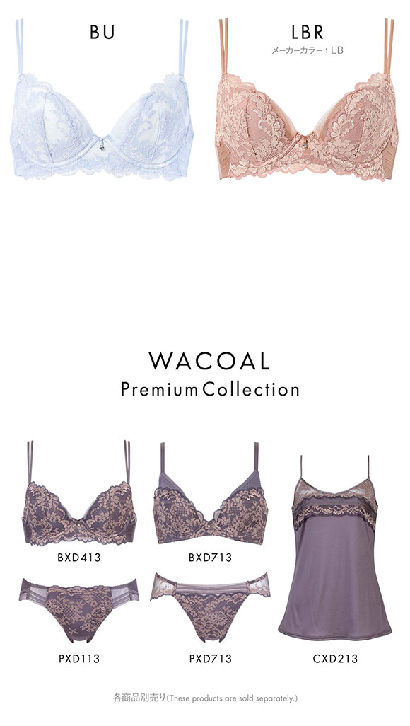 ワコール プッシュアップブラ プレミアム 13series BXD413 13G ブラジャー DEF Wacoal