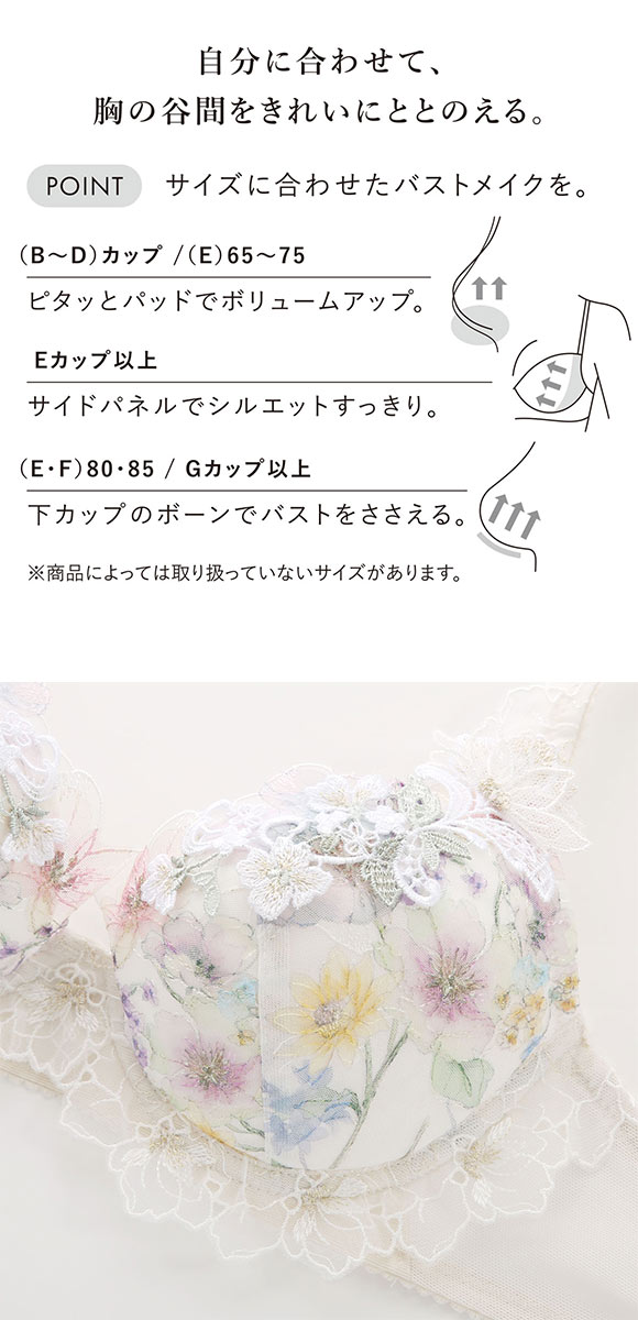 ワコール パーソナルフィットプラスブラ プレミアム 17series BXD417 17G 3/4カップブラジャー DEF Wacoal