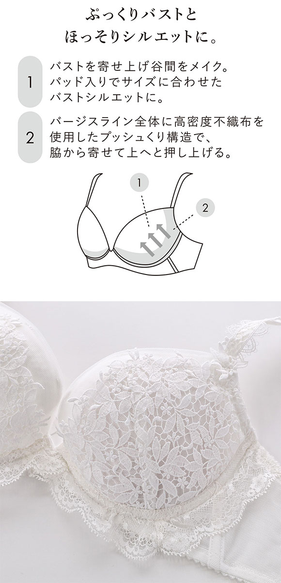 ワコール ボリューマライズブラ プレミアム 18series BXD718 18G ブラジャー C Wacoal