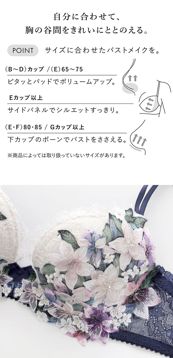 ワコール パーソナルフィットプラスブラ プレミアム 27series BXD427 27G ブラジャー DEF Wacoal 大きいサイズ