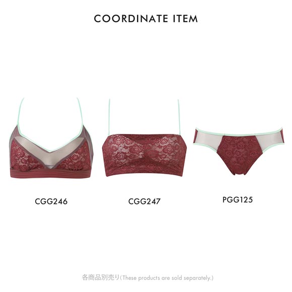 ワコール ゴコチ cooomy. クーミー ノンワイヤー ブラレット ブラジャー CGG246 ML Wacoal GOCOCi ハーフトップ ワイヤレス