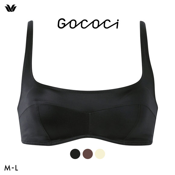 ワコール ゴコチ cooomy. クーミー ノンワイヤー ブラジャー CGG248 ML Wacoal GOCOCi ハーフトップ ワイヤレス