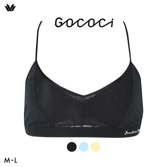 ワコール ゴコチ cooomy. クーミー ノンワイヤー ブラレット ブラジャー CGG249 ML Wacoal GOCOCi ハーフトップ ワイヤレス