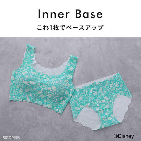ワコール ゴコチ Disney シームレス ノンワイヤーブラ プリント CGG537 LL ミッキー ミニー スティッチ マリー ブラジャー Wacoal GOCOCi