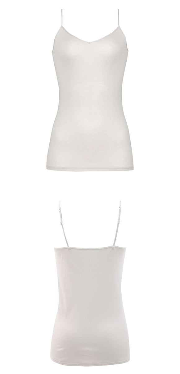 ワコール WACOALコットン オーガニックコットン100％ Vネック キャミソール インナー ニットトップ ML Wacoal