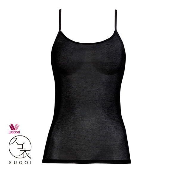 ワコール キャミソール スゴ衣 薄い、軽い、涼しい インナー 薄手 吸汗速乾 ML Wacoal