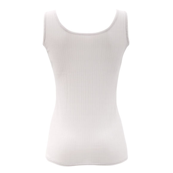 ワコール Wacoal スゴ衣 快適プラス 薄い、軽い、涼しい リブ タンクトップ インナー 脇汗 薄手 吸汗速乾 LL レディース