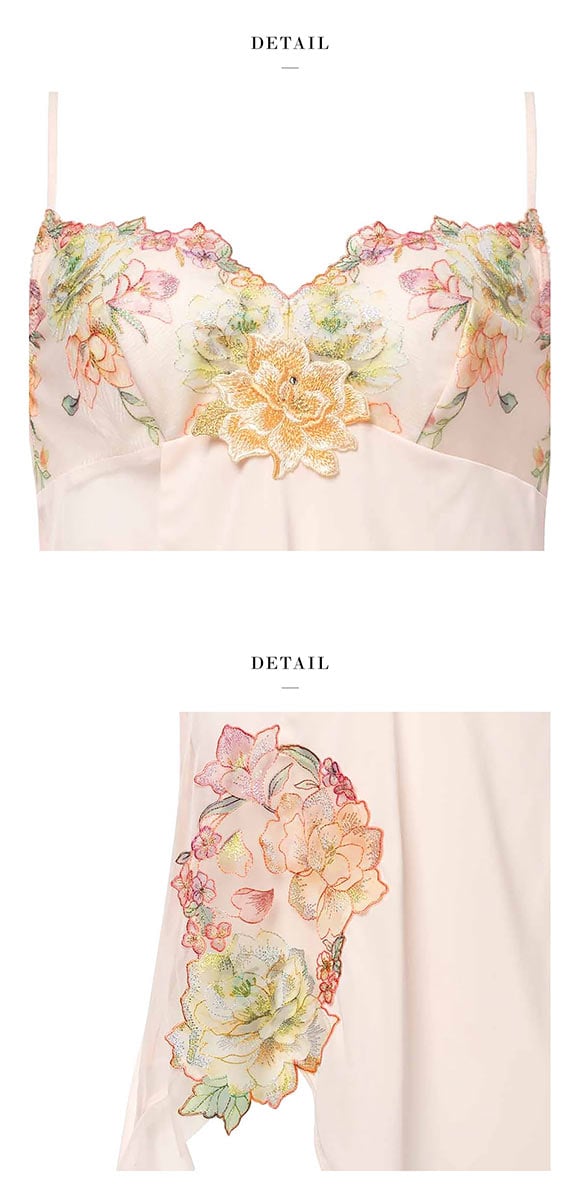 ワコール サルート 21グループ 21G キャミソール LL スリップ ランジェリー バックスリット Wacoal Salute CTJ221 25AW先行コア