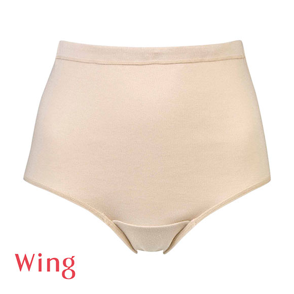 ワコール ウイング 綿の贅沢オーガニック ショーツ ふかめ ゆったり LL 綿100％ Wacoal Wing