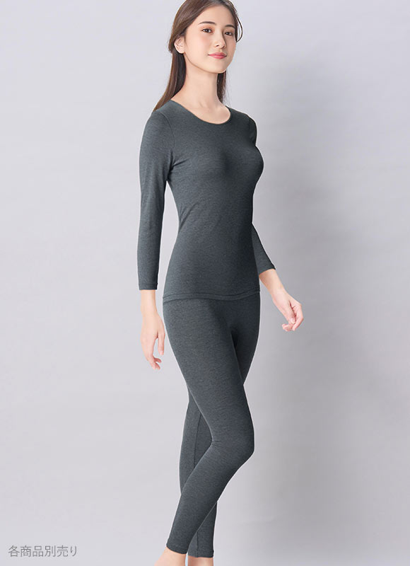 ワコール ウイング 裏起毛であたたかい 足首丈インナーボトム ラクのび