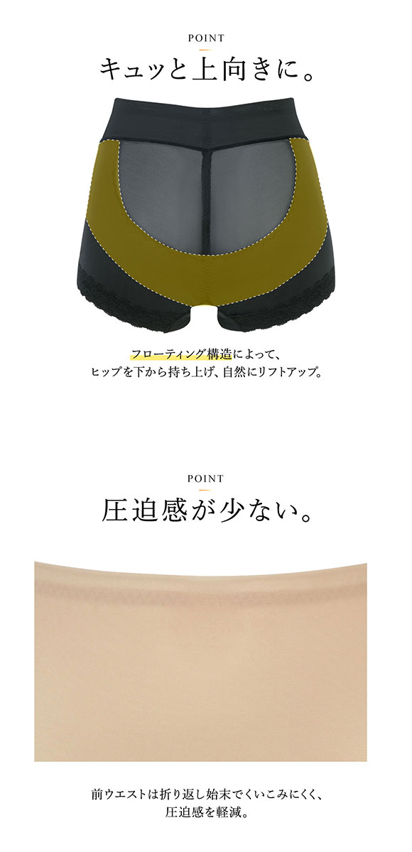 ワコール Wacoal 00G 着やせグラマラス スキニーベール シルエットなめらかパンツ ガードル ショート丈 ジャストウエスト