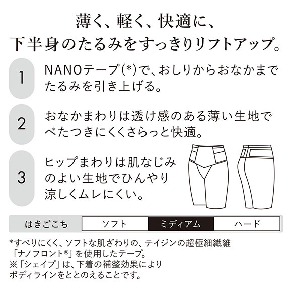 ワコール SUHADA 肌リフト シアー GRC472 フルロング丈ガードル ジャストウエスト 大きいサイズ クイーンサイズ 補整 補正 Wacoal