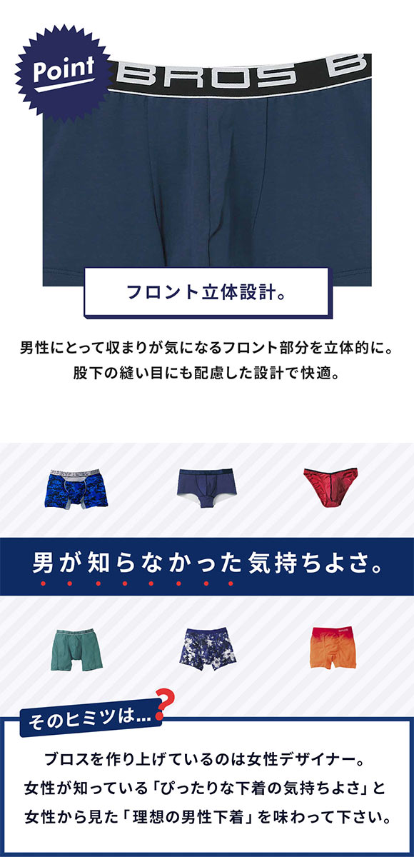 ブロス バイ ワコールメン ボクサーパンツ 2枚組 定番 前閉じ SML2L 綿混 大きいサイズ BROS by WACOAL MEN