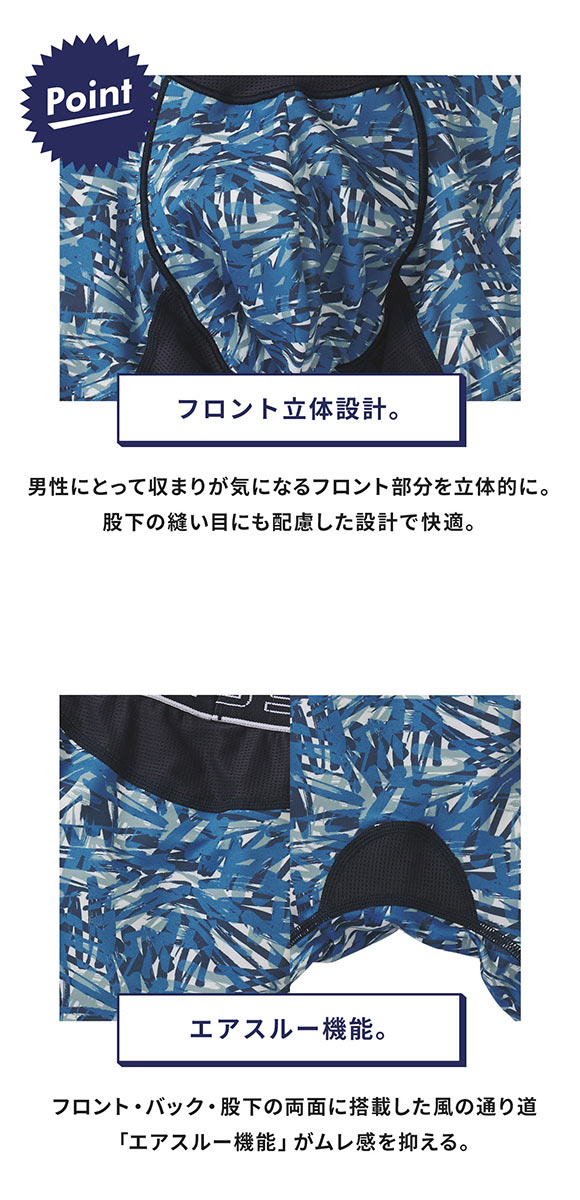 ブロス バイ ワコールメン BROS by WACOAL MEN AIR VENT BOXERS フロント快適グラマラス ボクサーパンツ ML 前閉じ 吸汗速乾