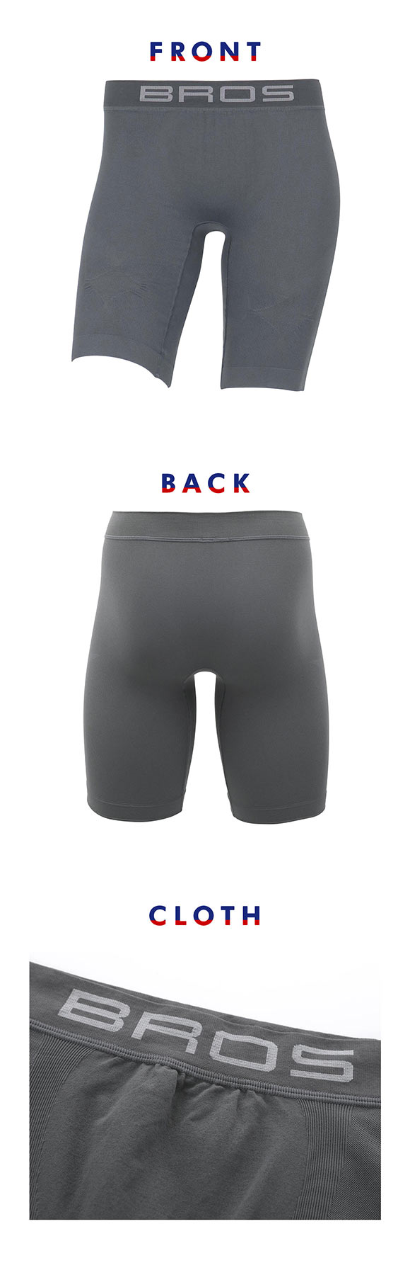 ブロス バイ ワコールメン クロスウォーカー 立体成型 前閉じ