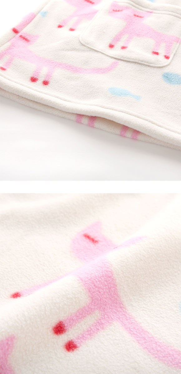 ワコール マタノアツコ フリース 長袖 パジャマ 上下セット