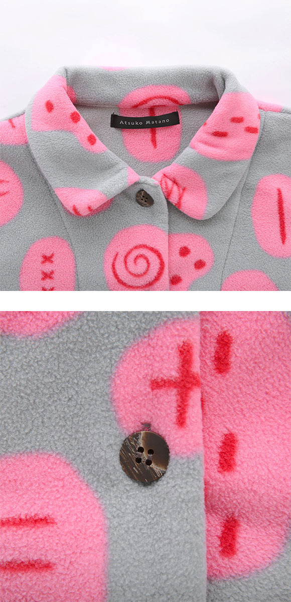 ワコール マタノアツコ フリース 長袖 パジャマ 上下セット ルーム