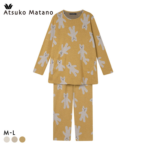 【新品】マタノアツコ/ワコール　ひょっこりクロネコナイティ・ルームウェア（M) ATSUKO MATANO by WACOAL マタノアツコ ワコール wacoal