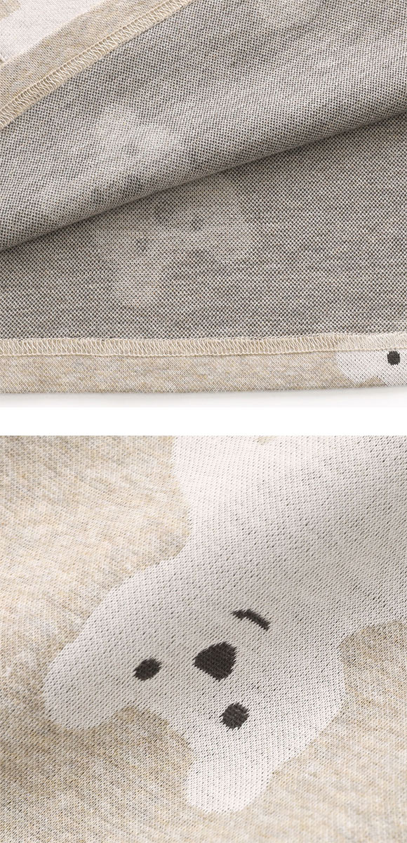 ワコール マタノアツコ くま 長袖 パジャマ 上下セット ルームウェア