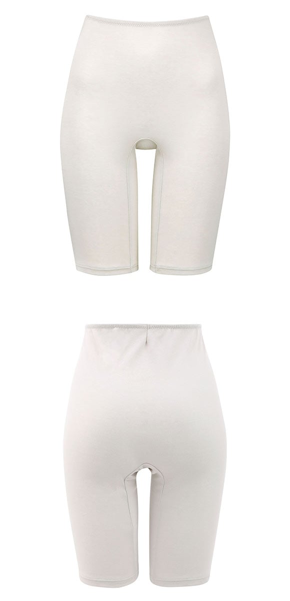 ワコール WACOALコットン オーガニックコットン100％ ニットボトム ひざ上丈 インナー ML Wacoal