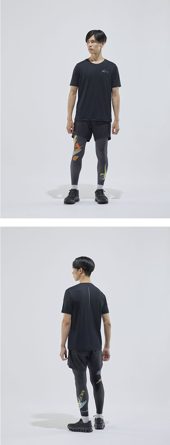 ワコール シーダブリューエックス ボディバランスアップタイツ メンズ ロング 股関節サポート HOO509 3L CW-X Wacoal