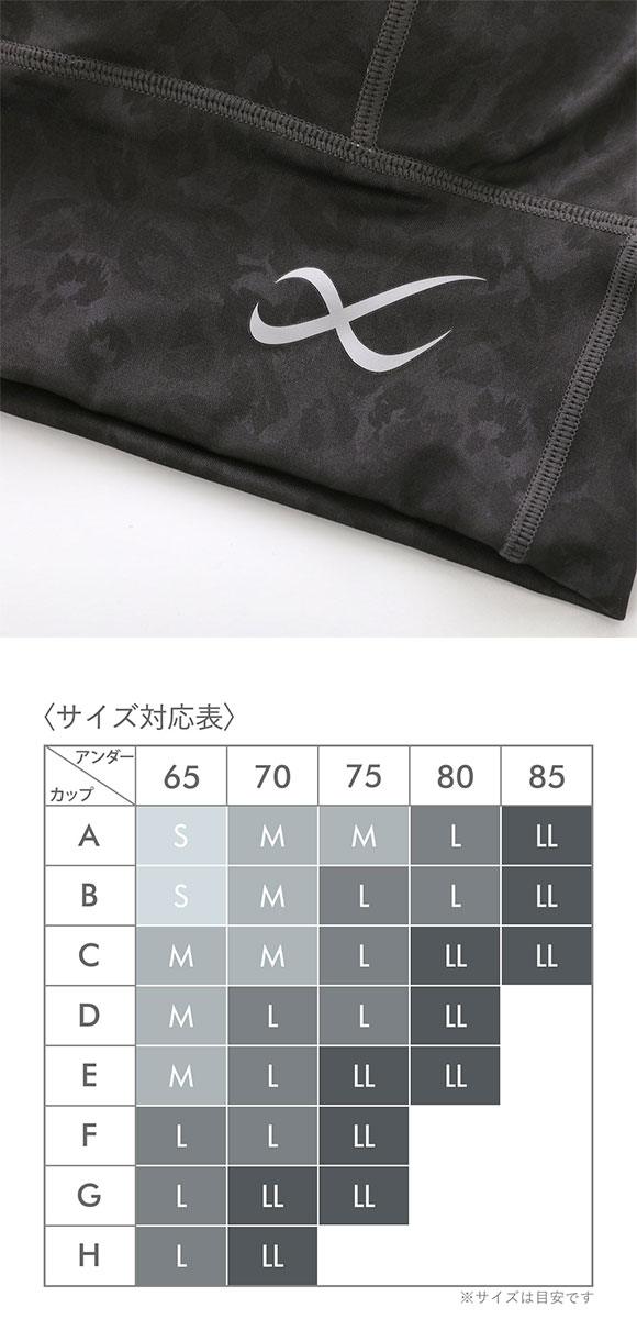 ワコール シーダブリューエックス CW-X Support Type MEDIUM ゆれケアBra スポーツブラ ノンワイヤー SML HTY021 Wacoal