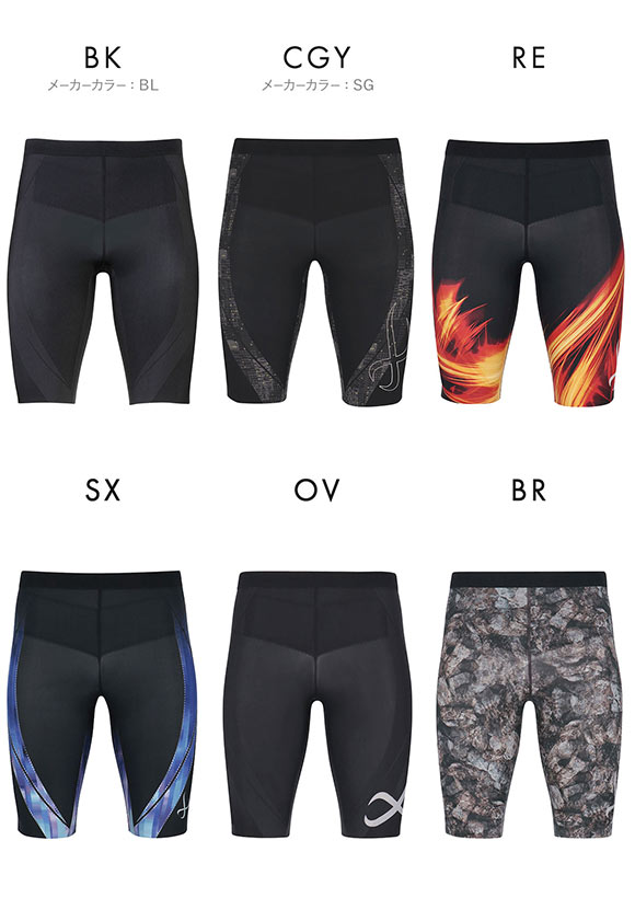 ワコール Wacoal シーダブリューエックス CW-X Mens GENERATOR ジェネレーターモデル2.0 スポーツタイツ ハーフ メンズ HZO695