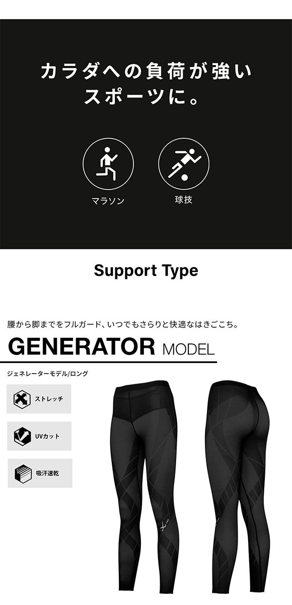 ワコール Wacoal シーダブリューエックス CW-X ジェネレーターモデル