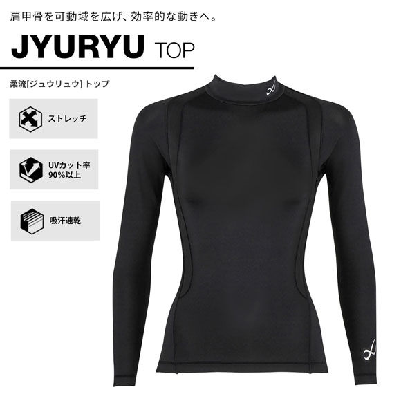 ワコール Wacoal シーダブリューエックス CW-X Womens JAY009 JYURYU 柔流 ジュウリュウ レディース トップ SML ハイネック 長袖 スポーツ