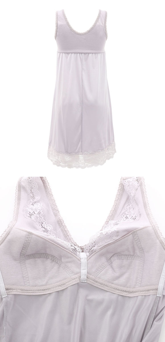 ワコール Wacoal ブラスリップ カップ付きインナー JRA685 綿混 ML