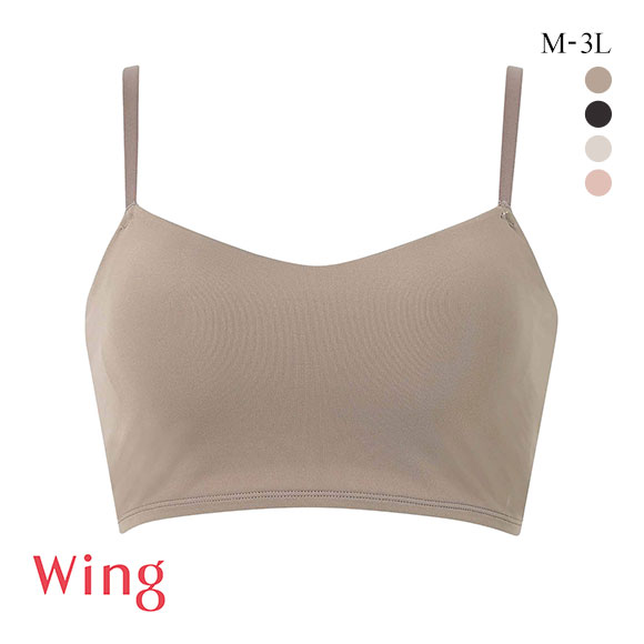 ワコール ウイング シンクロハーフトップ ノンワイヤー ブラジャー 大きいサイズ Wacoal Wing