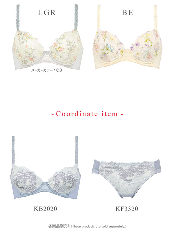 ワコール Wacoal ウイング Wing KB2020 NATURAL FIT BRA ブラジャー CD 単品 ナチュラルフィットブラ