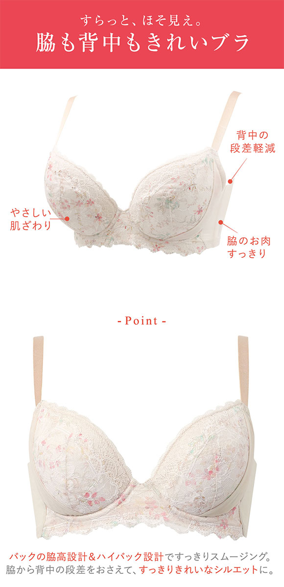 ワコール ウイング KB2723 脇も背中もきれいブラ ブラジャー G