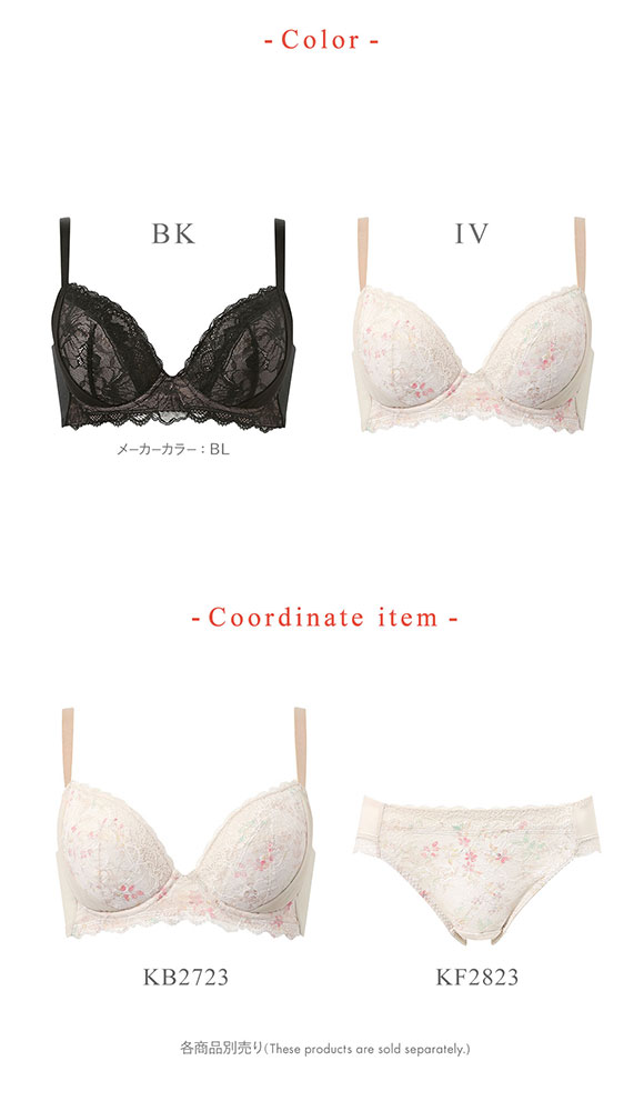ワコール ウイング KB2723 脇も背中もきれいブラ ブラジャー G すらっと、細見え 脇すっきり 脇高 ひびきにくい Wacoal Wing 大きいサイズ
