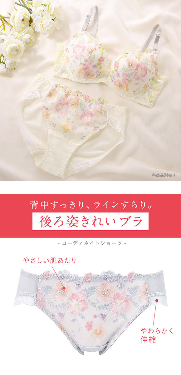 ワコール ウイング KB2722 後ろ姿きれいブラ ショーツ M L LL 綿混 ハイレッグ 25SS Wacoal Wing KF2322 大きいサイズ