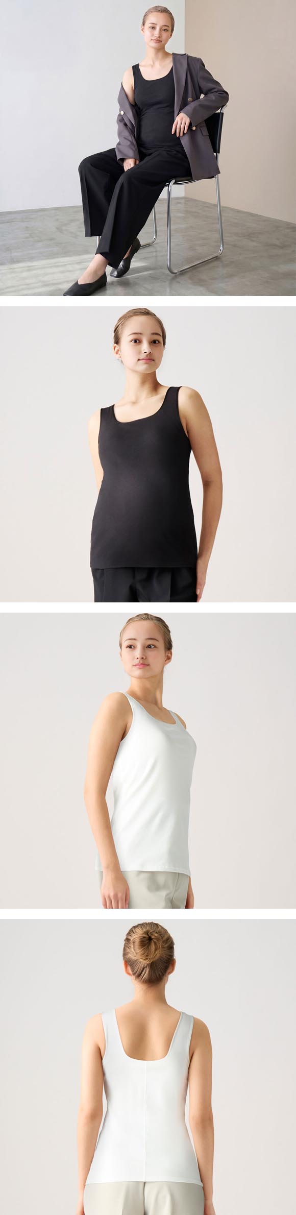ワコール マタニティ Airスルーブラトップ for ママ 産前産後用 カップ付き 授乳 大きいサイズ LL MMT157 Wacoal MATERNITY