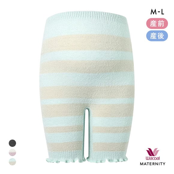 ワコール マタニティ 産前･産後兼用 あったかボトム 毛パン 三分丈 Wacoal MATERNITY