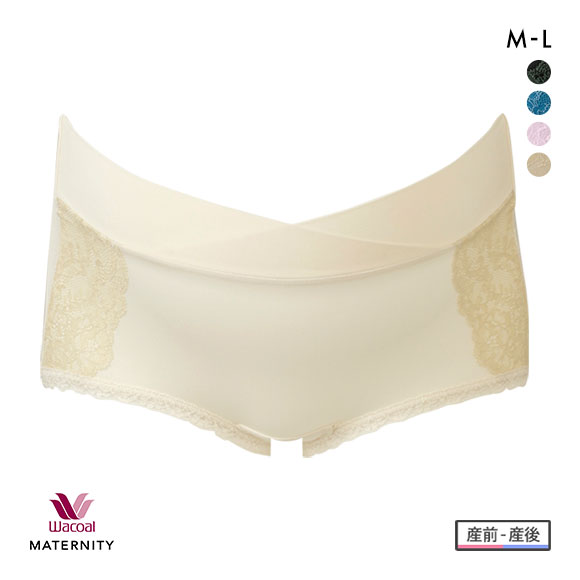 ワコール Wacoal マタニティ MATERNITY おなかカシュクール ショーツ 産前･産後兼用 ML 単品