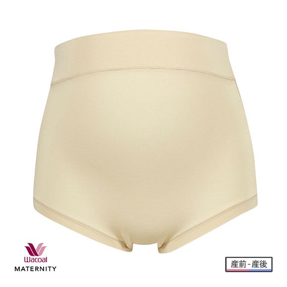 ワコール Wacoal マタニティ MATERNITY スタンダード ショーツ 深め ハイウエスト 産前産後兼用 単品