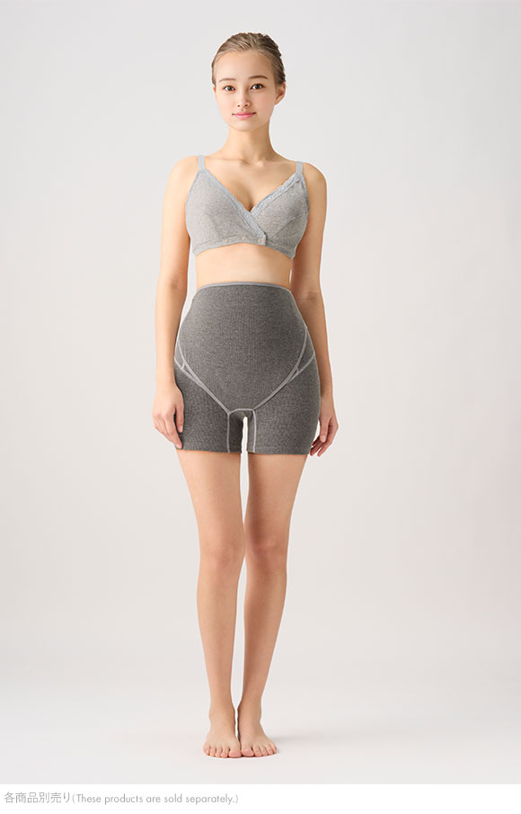 ワコール マタニティ 産前用 妊婦帯 らくらく パンツタイプ ショート丈 ML Wacoal MATERNITY