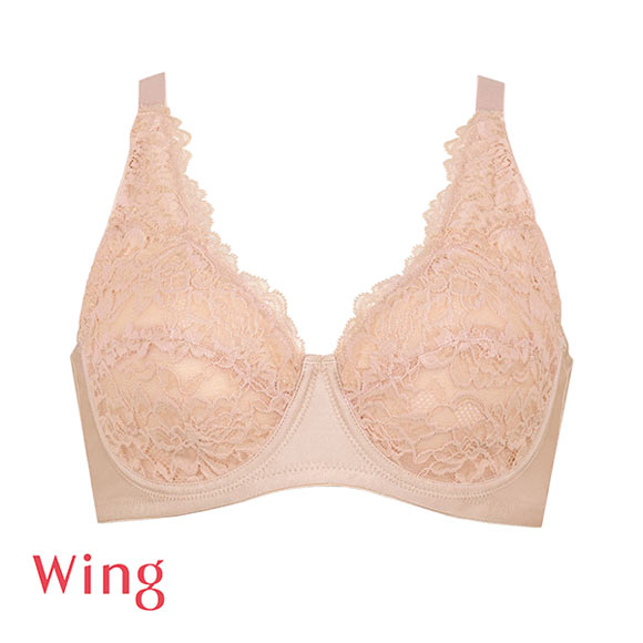 ワコール Wacoal ウイング Wing 肌あたりがやさしい フルカップ ブラジャー 外付けワイヤー CD 単品