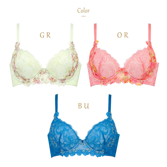 ウイング Wing レシアージュ Lesiage 24SS 2920シリーズ ブラジャー 脇すっきり 着やせフィット G 単品