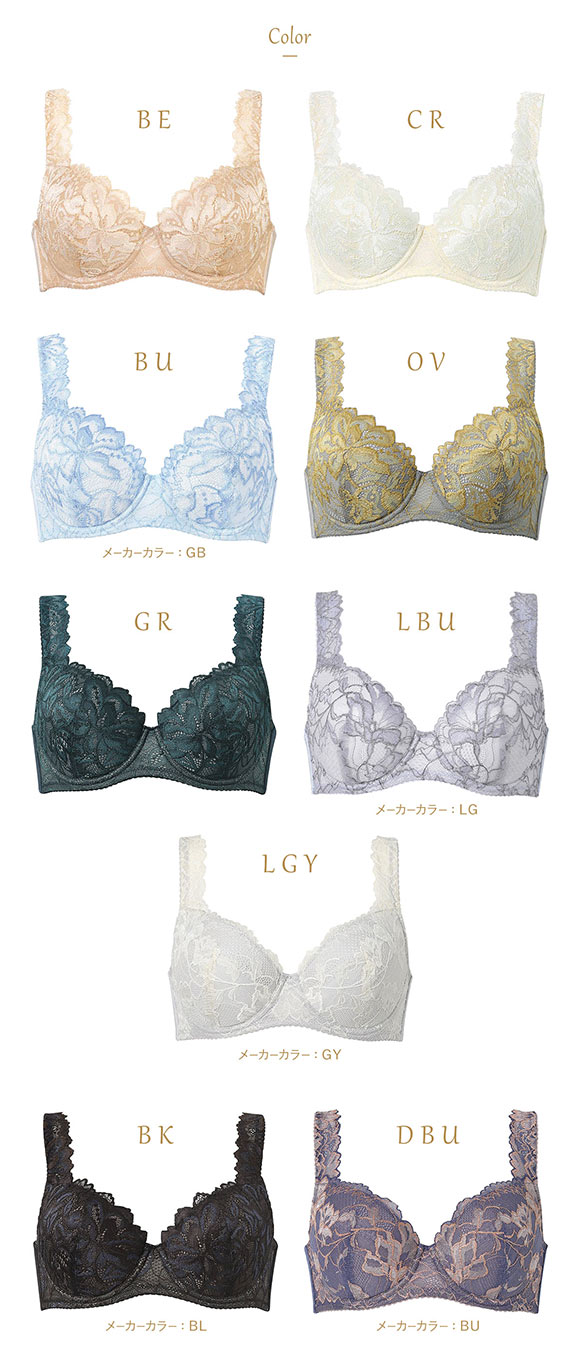 ウイング Wing レシアージュ Lesiage 3010シリーズ PB3010 4/5カップブラジャー DEF 自然なまるみ 定番 ChouChou de Lesi 単品